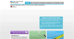 Desktop Screenshot of ceilingtilesonline.com